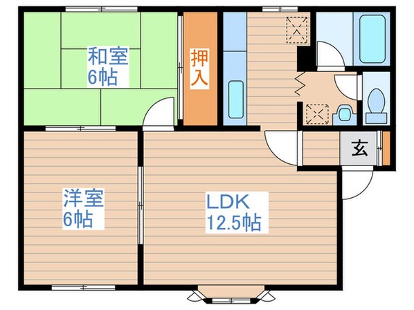 クレール７１５の物件間取画像